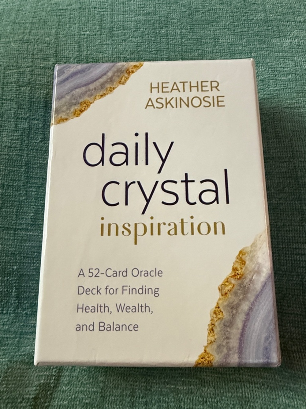 Daily Crystal Inspiration : A 52-Card Oracle Deck by Heather Askinosie